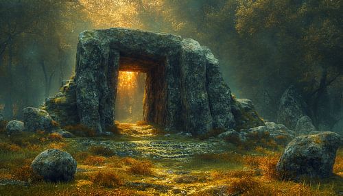 Zonsopgang bij de poort van de voorouders