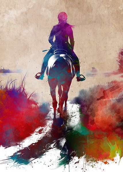 Horse Rider #rider #horse #sport by JBJart Justyna Jaszke