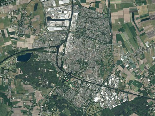 Luchtfoto van Oosterhout