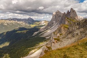 Seceda in den Dolomiten. von Menno Schaefer