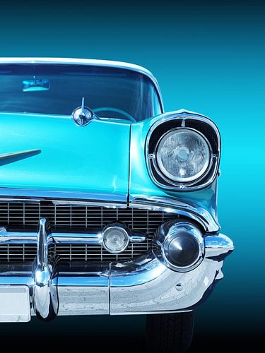 Amerikaanse klassieke auto Bel Air 1957