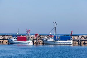 Alte Fischkutter im Hafen, Kühlungsborn, Mecklenburg-Vorpommern, Deutschland, Europa