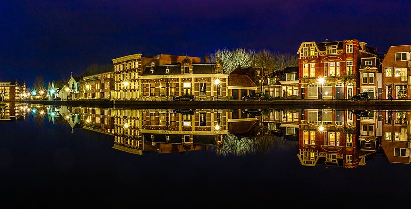 Sneek by night, Reflectie von Jaap Terpstra