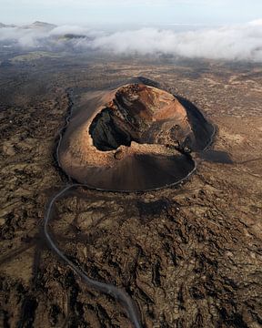 Volcàn el Cuervo volcano in Lanzarote by Visuals by Justin