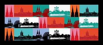 Köln Panorama von Gabi Siebenhühner