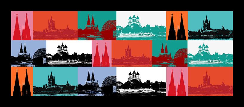 Panorama de Cologne par Gabi Siebenhühner