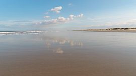 Unendlicher Raum am Nordseestrand von Schiermonnikoog von Dan Photo Shaman