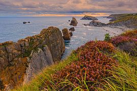 Sunrise Playa de la Arnia, Cantabria, Spain