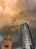Intershop tower and old city wall in Jena