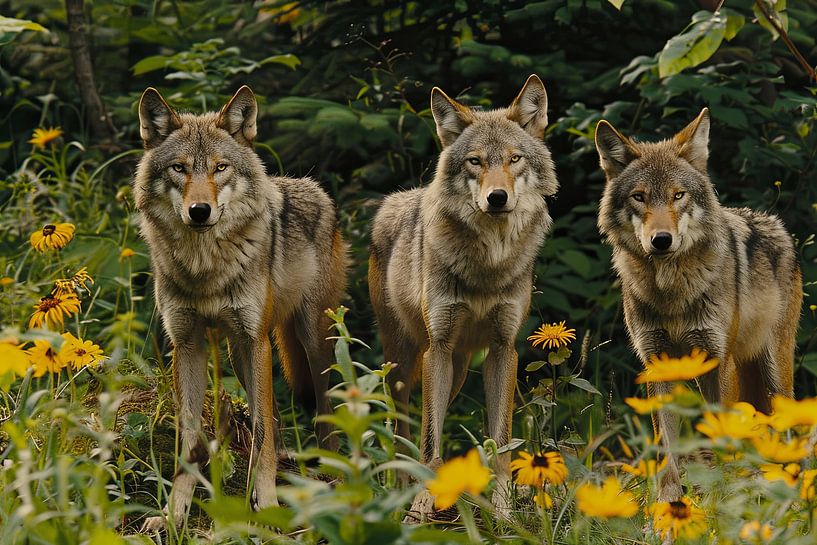 wolves in the Netherlands by Egon Zitter