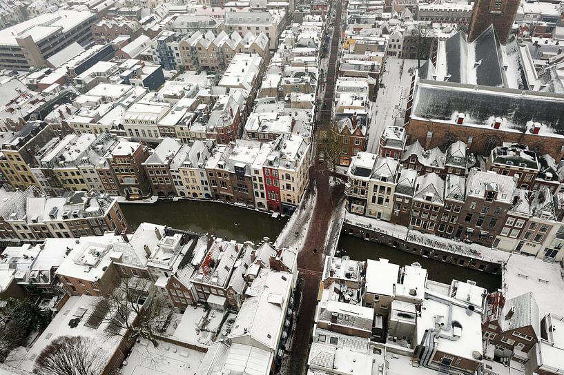 Snow-covered Utrecht by Merijn van der Vliet