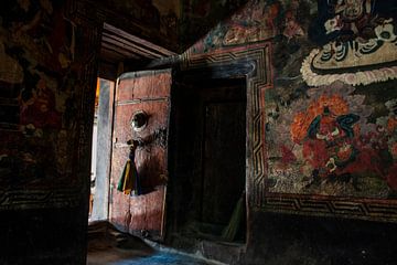 Portes Monastère bouddhiste tibétain sur Affect Fotografie