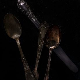 Still life of antique cutlery by Blackbird PhotoGrafie
