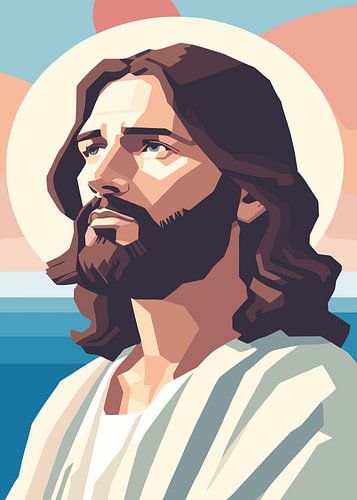 Pastel Minimalistische Redder Jezus