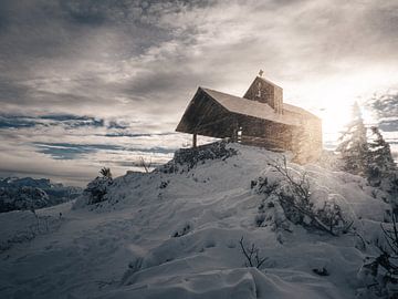 Hochfelln Chapel, Chiemgauer Alps by Tobias Wartenberg