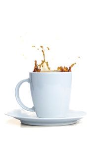 Kaffee spritzen