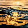 Abstract Alchemy - Sunset Flow V von Philippe HUGONNARD