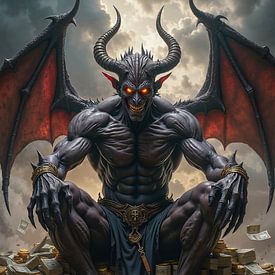 AURAKRON – De duivel zit op een berg van geld en goud van INFERAURUM