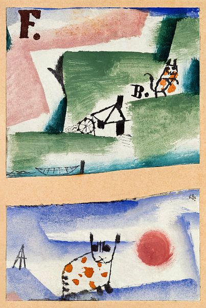 Tomcat&#039;s Turf (1919) by Paul Klee. by Dina Dankers