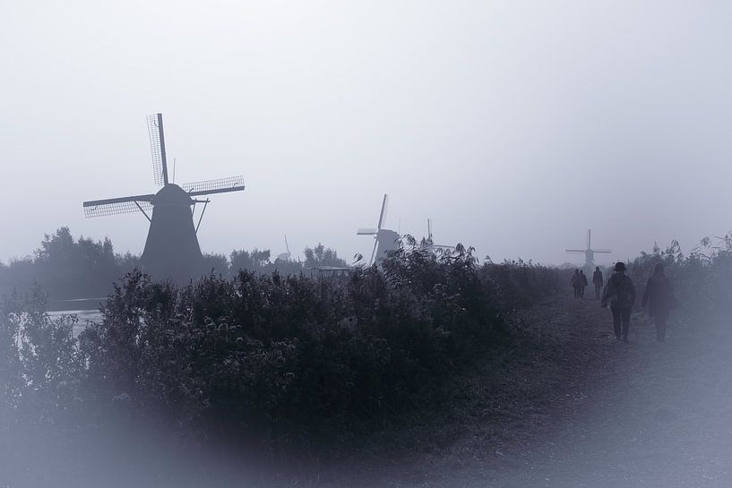 Molens in de mist von Peter Dane