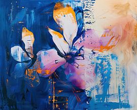 Abstract modern Flower by Abstract Painting