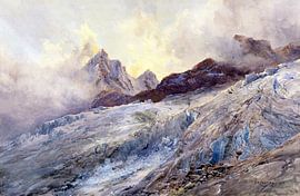 Finsteraarhorn, EDWARD THEODORE COMPTON, 1903 van Atelier Liesjes