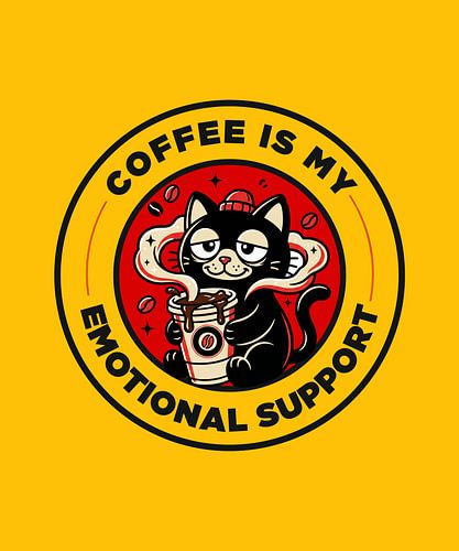 Kaffee ist meine emotionale Stütze – lustig