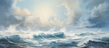 Levendig Zeegezicht van De Mooiste Kunst