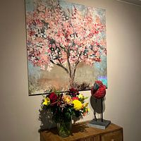 Photo de nos clients: Le printemps ! ( arbre en fleurs ) par Els Fonteine, sur aluminium