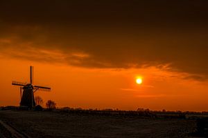 Magischer Sonnenuntergang! von Robert Kok