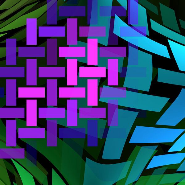 3d render illustratie van een fractal van W J Kok