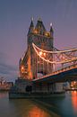 Tower Bridge over de Theems, London, Engeland van Henk Meijer Photography thumbnail