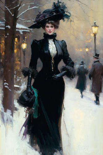 Vrouw, Victoriaanse stijl.