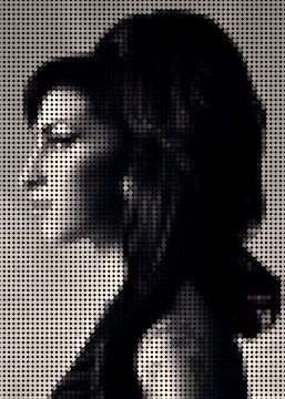 Amy Winehouse in Style Dots van Gunawan RB