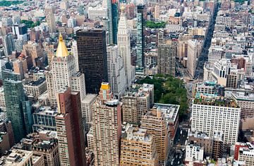 New York Manhattan skyline van Nannie van der Wal