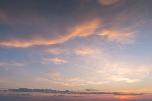 Hemelse Kleurensymfonie Zonsondergang Panorama