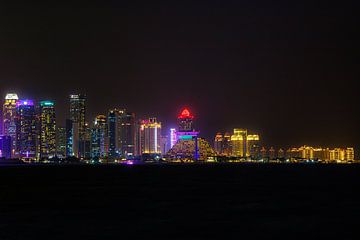Skyline Doha, Katar von Patrick Fotografeert