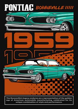 Pontiac Bonneville Muscle Car by Adam Khabibi