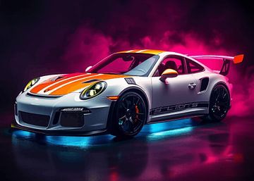 Porsche 911 GT3 RS Neon 1 van MIROKKU
