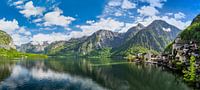 A view of the lake from Hallstadt in Austria