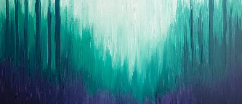 Abstract colours in the forest light by Poster Art Shop