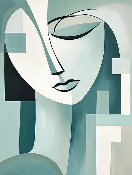 Woman abstract by Bert Nijholt