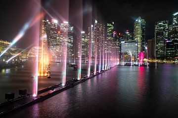 Singapour water and light show von Stefan Havadi-Nagy