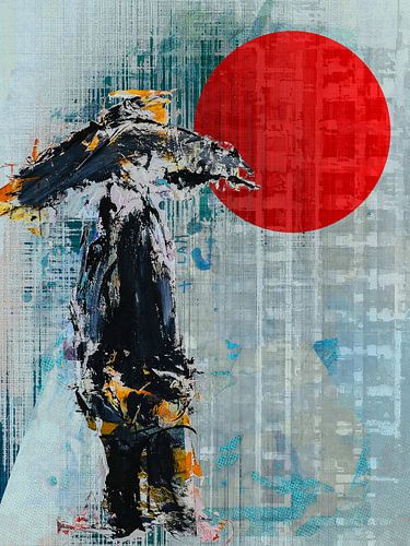 De zwarte man met de rode zon