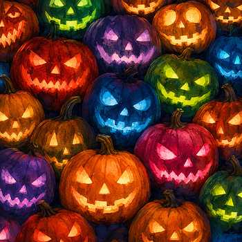 Lichten  van de Halloween-nacht