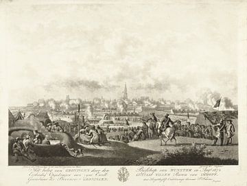 Willem Hendrik Hoogkamer, Beleg van Groningen, 1672 van Atelier Liesjes