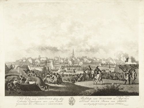 Willem Hendrik Hoogkamer, siège de Groningue, 1672