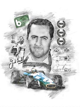 Jack Brabham by Theodor Decker