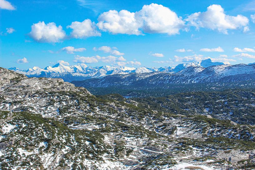 Le glacier de Dachstein en Autriche par Linda Herfs