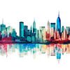 Skyline von New York von Harry Hadders Design